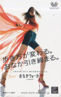 Carte Prépayée JAPON - MODE FEMME WACOAL - WOMAN GIRL FASHION JAPAN Prepaid Tosho Card - 10144 - Moda
