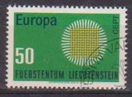 LIECHTENSTEIN  1970 EUROPA  UNIF. 477  USATO VF - Used Stamps