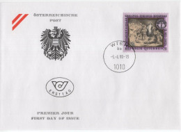 Austria Osterreich 1990 FDC Christus Medicus Congress Medical Health Medicine Medizin, Bad Ischl, Canceled In Wien - FDC