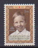 LIECHTENSTEIN  1970 ANNIVERSARIO DELLA CROCE ROSSA  LOCALE  UNIF. 478  MNH  XF - Gebraucht