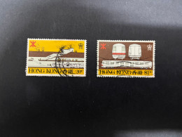 (stamp 8-12-2023) Hong Kong (2 Used Stamps) - Used Stamps