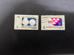 (stamp 8-12-2023) Hong Kong (2 Used Stamps) Girl Guides - Used Stamps