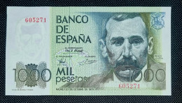 ESPAÑA / SPAIN 1000 PESETAS 1979 SIN SERIE. 6 DIGITOS / HERNAN CORTÉS / SC - [ 4] 1975-… : Juan Carlos I