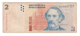 ARGENTINA // 2 PESOS - SERIE F - PICK 352a // AÑO 2005 - Argentine