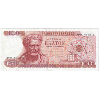 Grèce, 100 Drachmai, 1967-10-01, KM:196b, TTB+ - Grèce