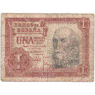 Espagne, 1 Peseta, 1953-07-22, KM:144a, B - 1-2 Peseten
