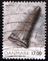 DENMARK 2009   MInr.1527   Fossil Tooth Of A Snake Lizard (mosasaur Lemonnieri)  ( Lot B 2175 ) - Oblitérés