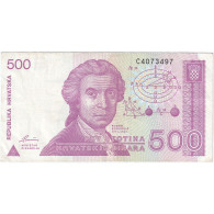 Croatie, 500 Dinara, 1991, 1991-10-08, KM:21a, TTB - Croazia