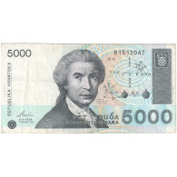 Croatie, 5000 Dinara, 1992, 1992-01-15, KM:24a, TB - Croatie