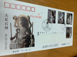 China Stamp Postally Used Cover 2002 Buddha - 2000-2009