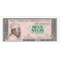 Guinée, 2 Sylis, 1981, KM:21a, NEUF - Guinee