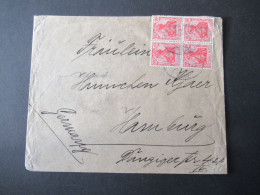 Kolonie Kamerun / DR 1909 Schiffspost Deutsche Seepost Hamburg Westafrika XXXII. Umschlag Mit Anker CW / Kanaren Stp. - Kamerun