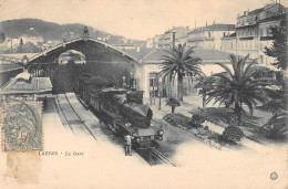 CPA 06 CANNES / LA GARE / TRAIN - Cannes