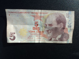 TURQUIE * : 5 LIRA    ND 2009     P 222     TTB+ - Turquie