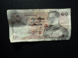 THAILANDE : 10 BAHT   2523 (1980)  P 87   Signature 56     TTB * - Tailandia