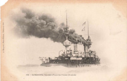 TRANSPORT - Le Massena - Cuirasse à Tourelles (Vitesse 18 Noeuds) - Carte Postale Ancienne - Warships