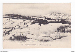 Algérie L'Hiver à FORT NATIONAL Vers Tizi Ouzou Les Baraques Sous La Neige VOIR DOS - Tizi Ouzou