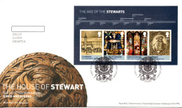 UK, GB, Great Britain, FDC, 2010, The Age Of Stewarts - Lettres & Documents