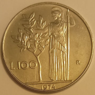 1974 - Italia 100 Lire   ----- - 100 Lire