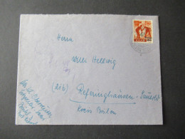 Saarland 1948 Michel Nr.233 EF Stempel Sotzweiler über Lebach (Saar) Nach Referinghausen - Lettres & Documents