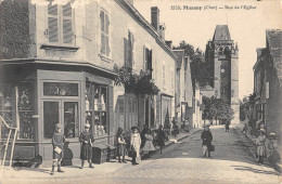 CPA 18 MASSAY / RUE DE L'EGLISE - Sonstige & Ohne Zuordnung