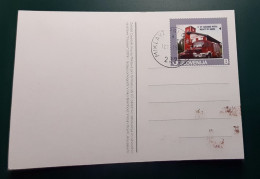 Fire Fighters Museum Miklavz Pri Ormozu Personal Stamp On Postcard Slovenia - Slowenien