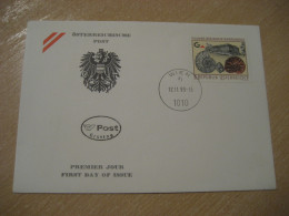 WIEN 1999 Ammonite Mollusc FDC Cancel Cover AUSTRIA Fossil Fossils Animals Fossiles Geology Geologie - Fossiles