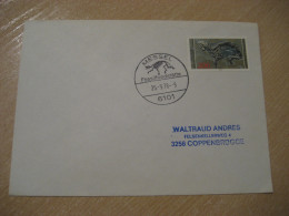 MESSEL 1978 Fossil Deposit Urpferdchen Cancel Cover GERMANY Fossil Fossils Animals Fossiles Geology Geologie - Fossiles