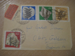 BAD SCHANDAU 1973 To Geldern Express Cancel Frontal Cover DDR GERMANY Fossil Fossils Animals Fossiles Geology Geologie - Fossils