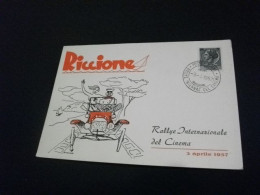 RICCIONE RALLYE INTERNAZIONALE DEL CINEMA 1957 AUTO CAR ILLUSTRATORE CVMO - Rallyes