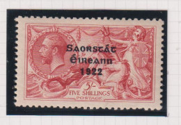 IRELAND  - 1925-28 Ovpt George V 5s Hinged Mint - Unused Stamps