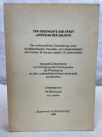 Zur Geschichte Der Stadt Laufen An Der Salzach : Die Wirtschaftl. Entwicklung Einer Landständischen Handels- U - 4. 1789-1914