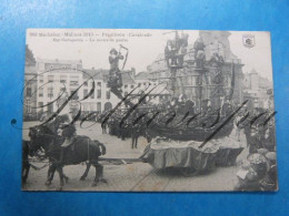 Mechelen Stoet Praalwagen  Evenement /lot X 8 Cpa Attelage Folklore Char 1913 - Costumes