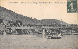 CPA 30 BESSEGES / FETE LOCALE DU 6 Sept 1908 / LES JOUTES SUR LA CEZE - Bessèges