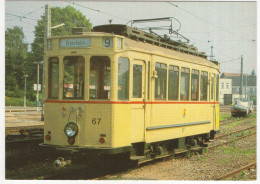 TRAM: Triebwagen Nr. 67 Der HEAG 'Griesheim 9' - (Gebr. Gastell, Mainz 1926)  - (Deutschland) - Straßenbahn - Strassenbahnen