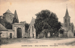 FRANCE - Solesmes - Abbaye Des Bénédictions - Porte D'entrée - Carte Postale Ancienne - Solesmes