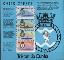 TRISTAN DA CUNHA - Armoiries De Bateaux Feuillet - Tristan Da Cunha