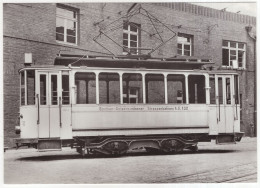 TRAM: Triebwagen Nr. 132  (Bj 1900)  Bochum-Gelsenkirchener Strassenbahnen A.G. - (Deutschland) - Straßenbahn - Strassenbahnen