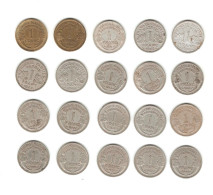 380/ France : Lot : 20 X 1 Franc (toutes Différentes - De 1939 à 1959) - 1 Franc