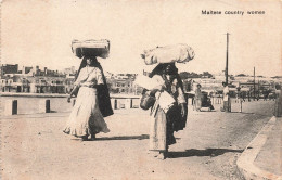 MALTE - Des  Campagnardes Maltes - Carte Postale Ancienne - Malta