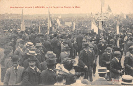 CPA 34 BEZIERS / MANIFESTATION VITICOLE A BEZIERS / LE DEPART AU CHAMP DE MARS - Beziers