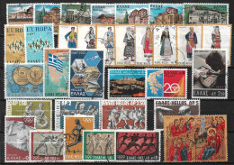 GREECE 1972 Complete All Sets Used Vl. 1153 / 1186 - Ganze Jahrgänge