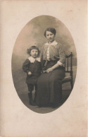 ENFANTS - Mère Et Fille - Carte Postale Ancienne - Other & Unclassified