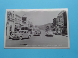 ABERDEEN Washington > Street Scene > U.S.A. ( See SCANS ) Photo Post Card (D135A) +/- 1950 ! - America