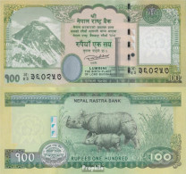 Nepal Pick-Nr: 80 (2019) Bankfrisch 2019 100 Rupees - Népal