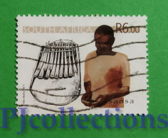 S812- SOUTH AFRICA 2011 RARE MUSICAL INSTRUMENTS 6r USATO - USED - Used Stamps