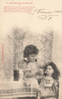 Bergeret * 1904 * 7 La Journée De Suzette * Enfant Fillette Poupée Doll Jeu Jouet Parapluie Ombrelle - Bergeret