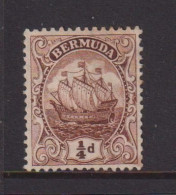 BERMUDA  - 1910-25  Colony Badge 1/4d Hinged Mint (a) - Bermudes