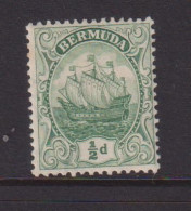 BERMUDA  - 1910-25  Colony Badge 1/2d Hinged Mint (a) - Bermuda