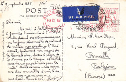Grande Bretagne - Rhodesie - Carte Postale De 1958 - Oblit Salisbury - - Rhodésie Du Nord (...-1963)